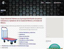 Tablet Screenshot of grupoindustrialpatinero.com